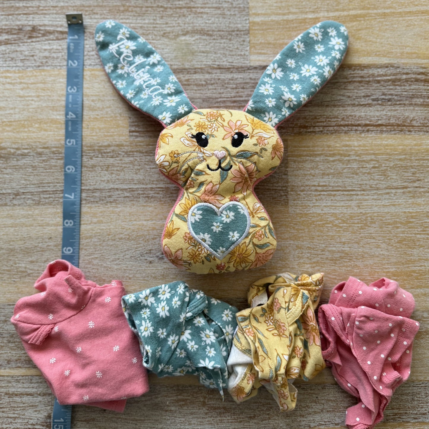 Custom Keepsake TODDLER Sweater & Bunny SET